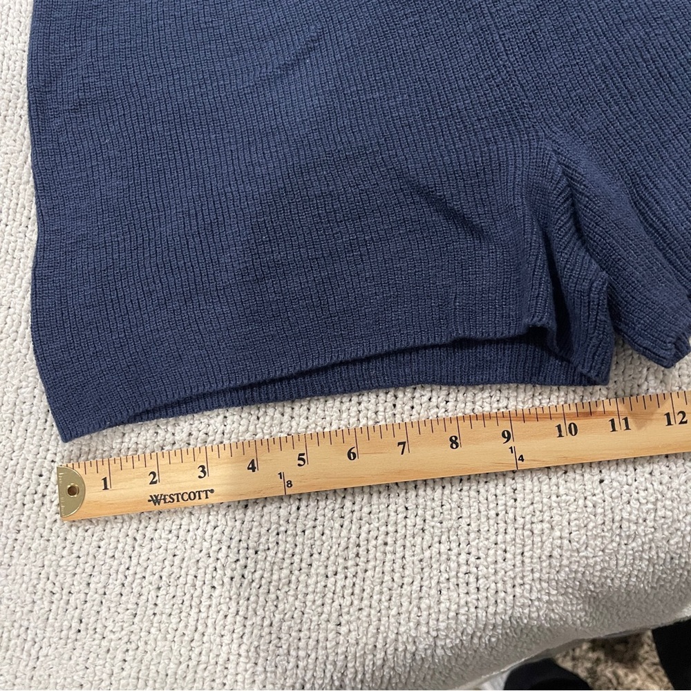 Free people Free-est Women's Blue knit Shorts M - Picture 4 of 8